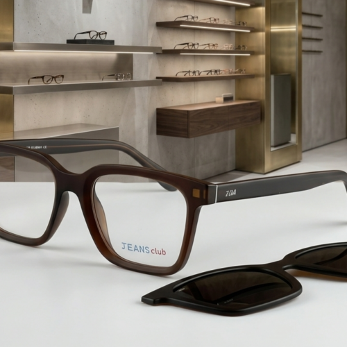 JEANS CLUP
Clip-ON EYEWEAR 2-in-1 Medical & Sun